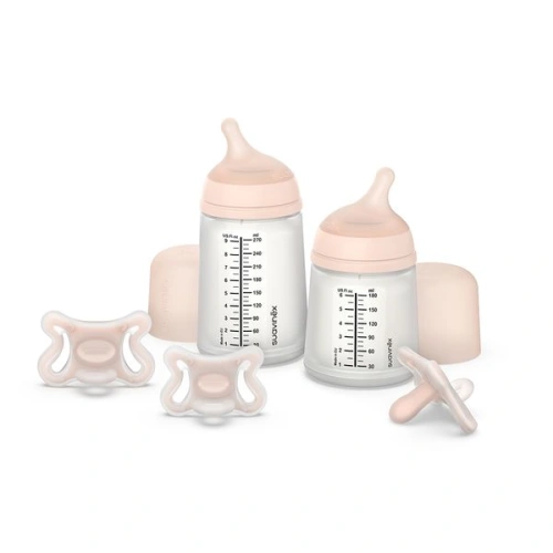 SUAVINEX Sada antikoliková Zero Zero Láhev 180 ml A + dudlík Zero Zero -2/2m