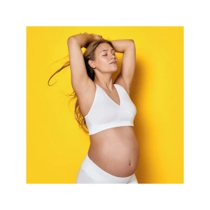 MEDELA noční těhotenská  a kojící podprsenka Keep Cool tělová (3)