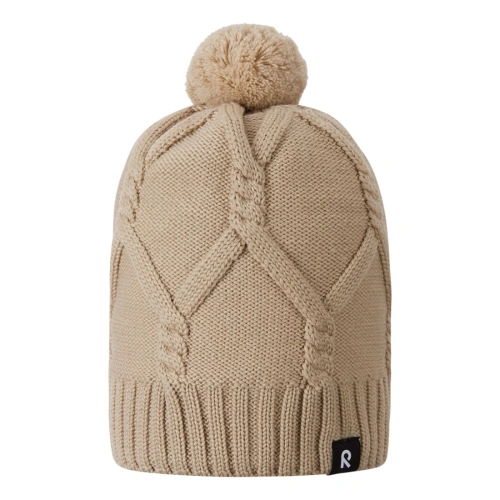 REIMA dětská zimní čepice Talvinen Light Oak