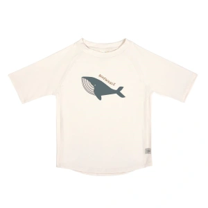 LÄSSIG tričko Short Sleeve Rashguard whale milky 13-18 m