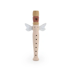 LABEL LABEL dřevěná flétna růžová
