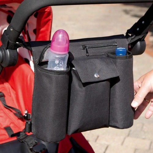 CLIPPASAFE Organizér na kočárek, Black