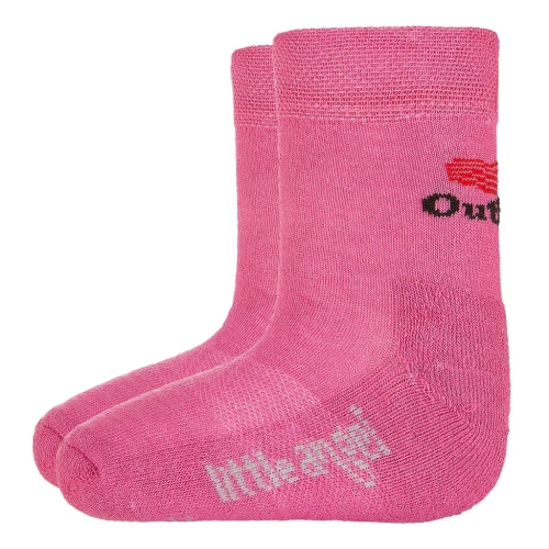LITTLE ANGEL ponožky froté Outlast® růžová