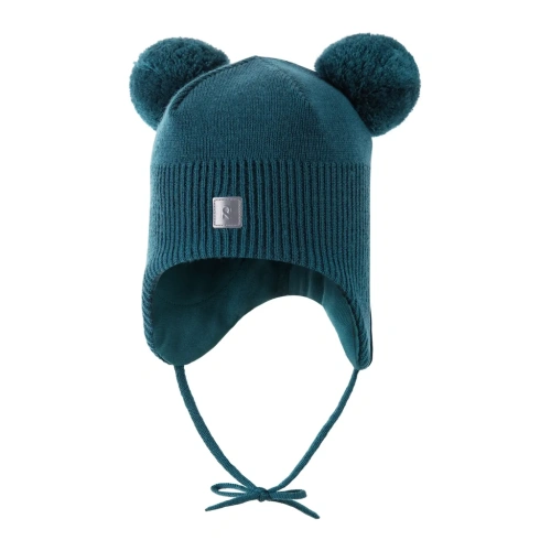 REIMA dětská čepice Kumpi dark teal