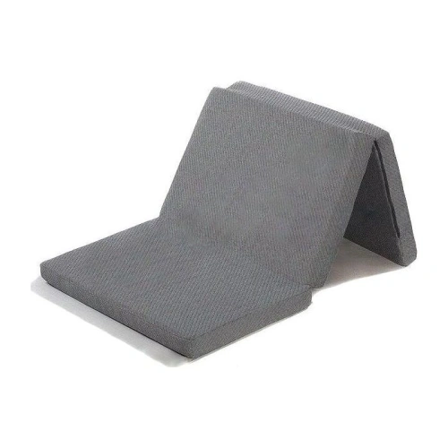 FIKI MIKI Skládací matrace vhodná i pro pohybová cvičení 120x60x5 cm šedá
