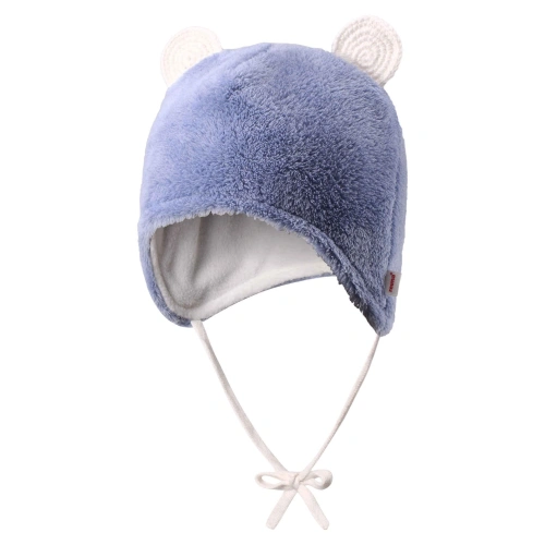 Reima Dětská čepice se zavazováním Leo 518306 - modrá - 44 - 46 cm