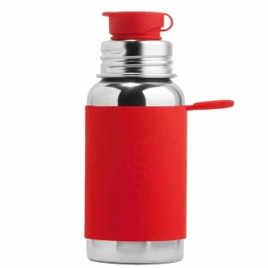 PURA Nerezová sportovní lahev 550 ml - červená