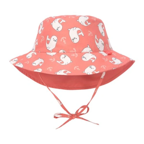 LÄSSIG Klobouček Sun Bucket Hat seal 09-12 m