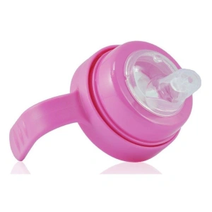PACIFIC BABY Handle set (držáček, kroužek, savička) - růžový