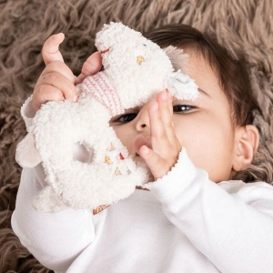 BABY FEHN Měkký kroužek lama Peru (1)
