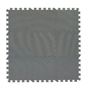 BABY DAN Hrací podložka A/S puzzle Light Grey 90x90 cm (1)