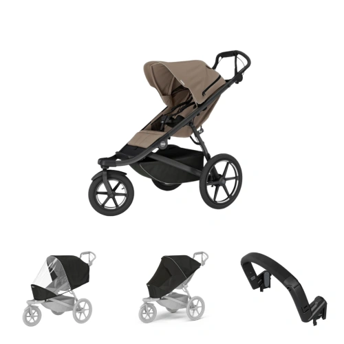 THULE Urban Glide 3 Tinted Taupe magnetická spona + pláštěnka + moskytiéra + madlo