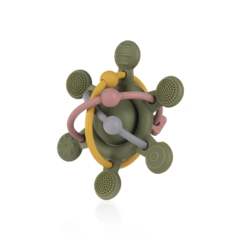ZOPA silikonové chrastítko Multicolor