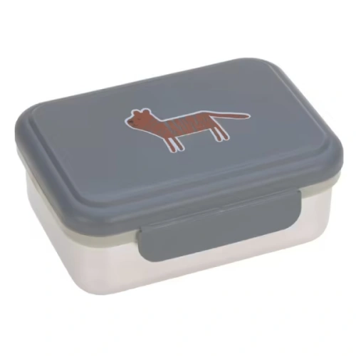 LÄSSIG Svačinový box Lunchbox Stainless Steel Safari