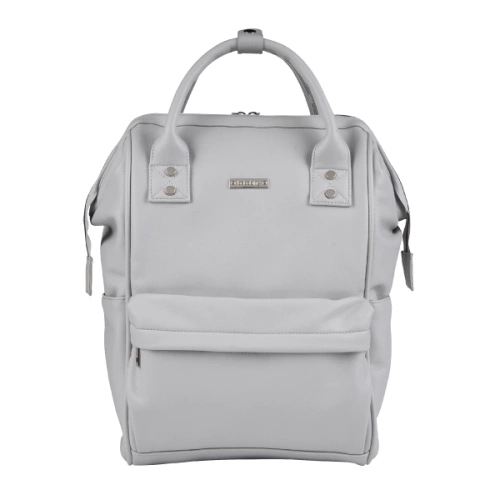 BABABING Mani přebalovací taška/batoh, Dove Grey Leatherette