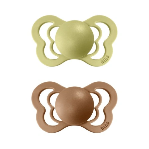 BIBS Couture dudlík z přírodního kaučuku 2 ks Meadow/ Earth - velikost 1 (0-6 m.)