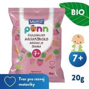 SALVEST Põnn BIO Jahodové křupky (20 g) (1)