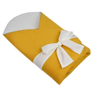 EKO zavinovačka mušelín s kokosovou vložkou - Mustard Yellow (1)