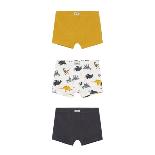 MAYORAL chlapecké boxerky set 3 ks žlutá