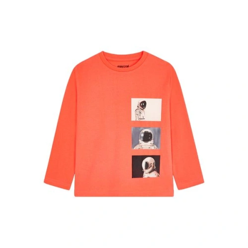 MAYORAL chlapecké tričko DR kosmonaut zářivě oranžová