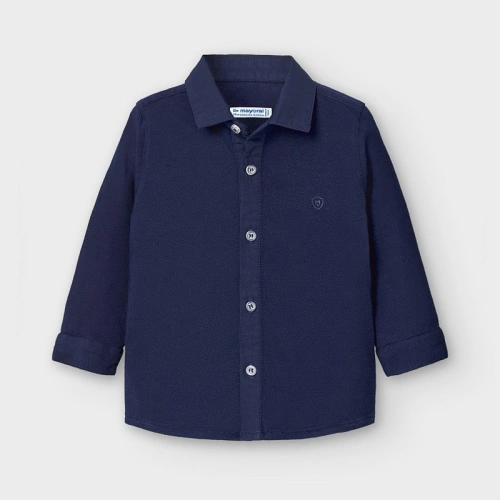 MAYORAL chlapecká košile klasik tmavě modrá