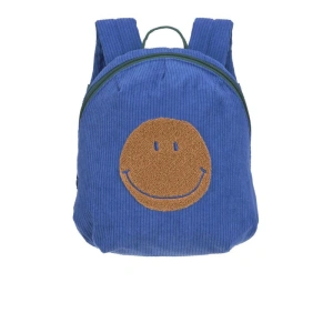 LÄSSIG dětský batoh Tiny Backpack Cord Little Gang Smile Blue