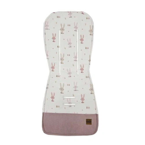 EKO vložka do kočárku Bunny/Rose Pink