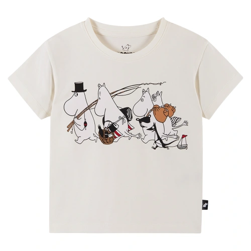REIMA dětské UV triko KR Moomin Gosa Off white bílá