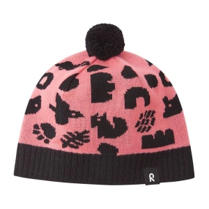 REIMA dívčí zimní čepice Kuviot Pink coral (1)