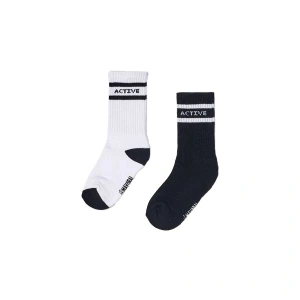 MAYORAL divčí vysoké ponožky černá/ bílá - 140 cm, EUR 35-36