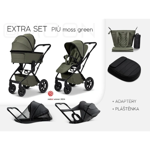 MOON kočárek PIÚ Extra set