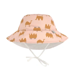 LÄSSIG klobouček Sun Protection Bucket Hat camel pink 19-36 m