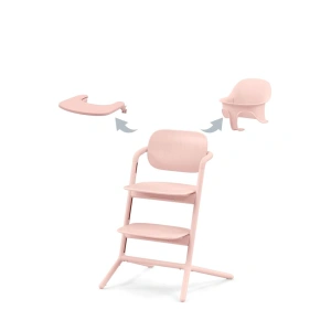 CYBEX jídelní židlička set 3v1 Lemo Pearl pink/Light pink