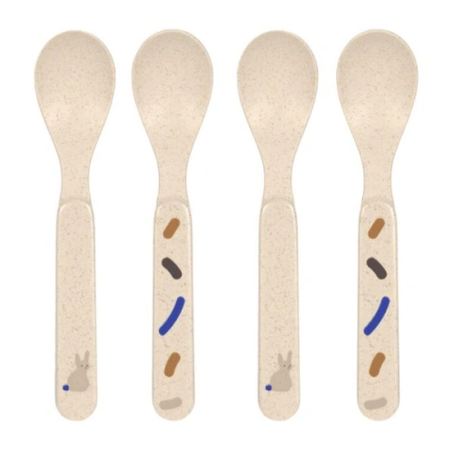 LÄSSIG lžičky Spoon Set PP/Cellulose Little Mateys