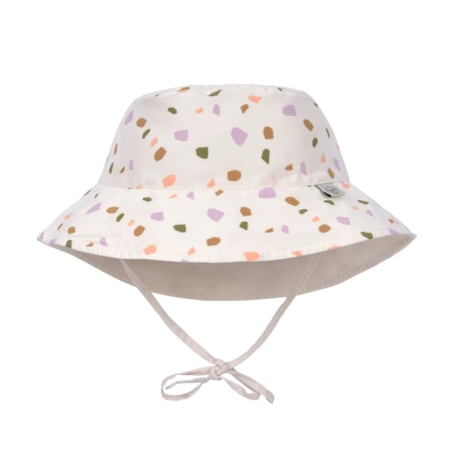 LÄSSIG klobouček Sun Protection Bucket Hat pebbles multic./milky
