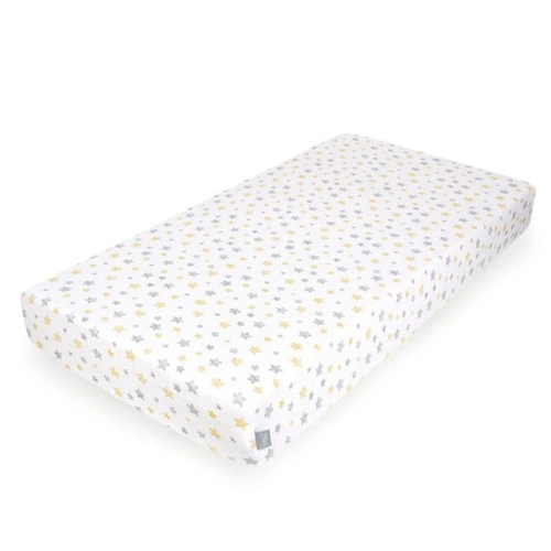CEBA BABY Prostěradlo jersey 120x60cm - Yellow Stars