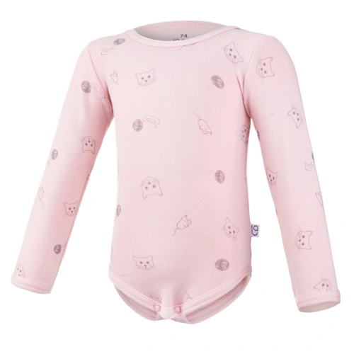 LITTLE ANGEL body tričko smyk TISK DR Outlast® sv. starorůžová koťátka