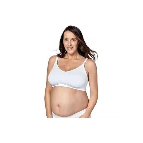 MEDELA Ultra těhotenská a kojící podprsenka Keep Cool bílá vel. XL