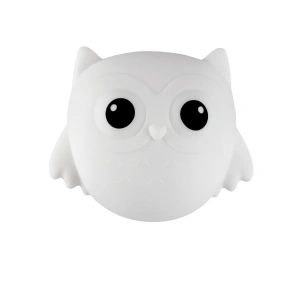 ZOPA silikonové nástěnné noční světlo owl sovička