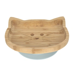 LÄSSIG Dřevěná mistička Platter Bamboo Chums Cat