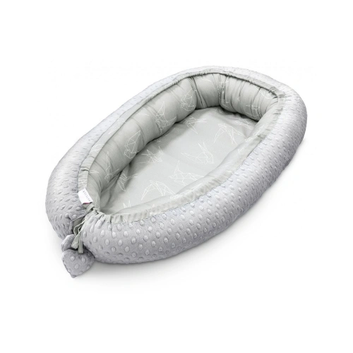 MAYLILY Premium baby nest Swallows silver