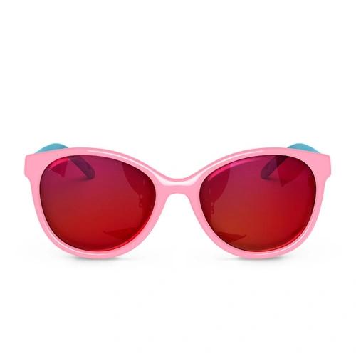 SUAVINEX dětské sluneční brýle polarizované s pouzdrem Hranaté růžová vel. 36m+