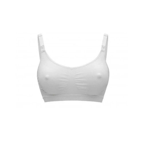 MEDELA Těhotenská a kojící podprsenka Keep Cool bílá