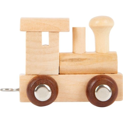 SMALL FOOT Dřevěný Vláček Vláčkodráhy abeceda lokomotiva