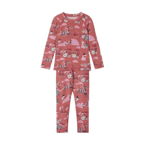 REIMA dětský set funkčního prádla Moomin Trivsam rose blush