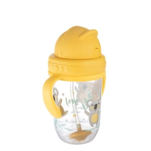 CANPOL BABIES nevylévací hrneček se slámkou a závažím Exotic Animals 270ml (3)
