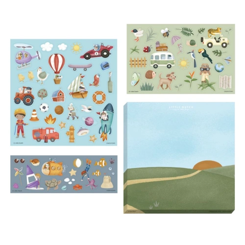 LITTLE DUTCH sada se samolepkami Jim & Friends
