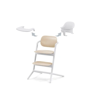 CYBEX jídelní židlička set 3v1 Lemo Sand white/White