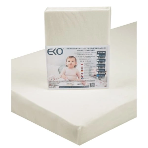 EKO nepromokavé prostěradlo Jersey s gumou 120x60 cm (1)