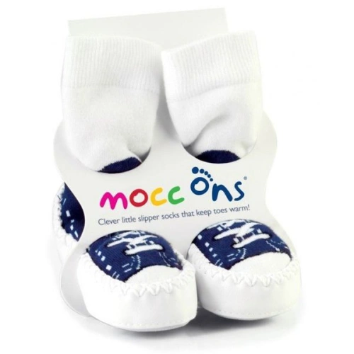 XKKO Baleríny Mocc Ons - Sneakers Navy, vel 18-24m